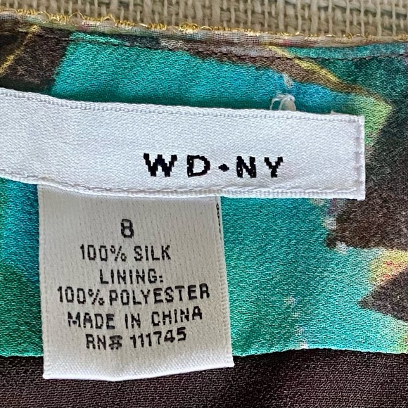 WD NY 100% Silk Skirt - Picture 7 of 8